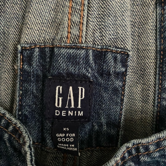GAP denim fitted overalls XS - Picture 3 of 6